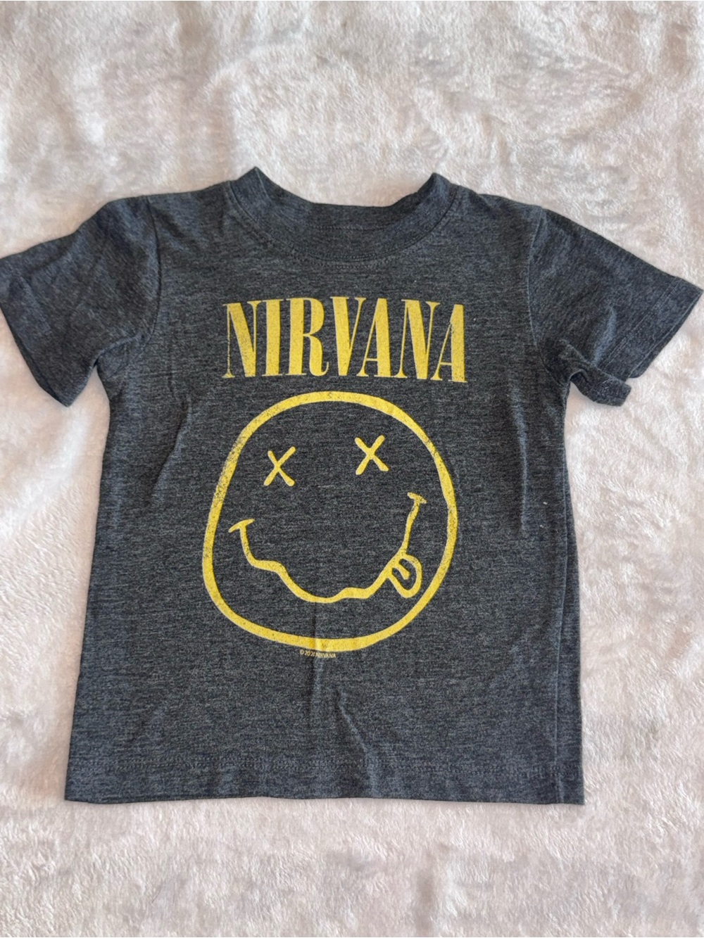 NIRVANA Dark Gray Kids' Graphic Tee